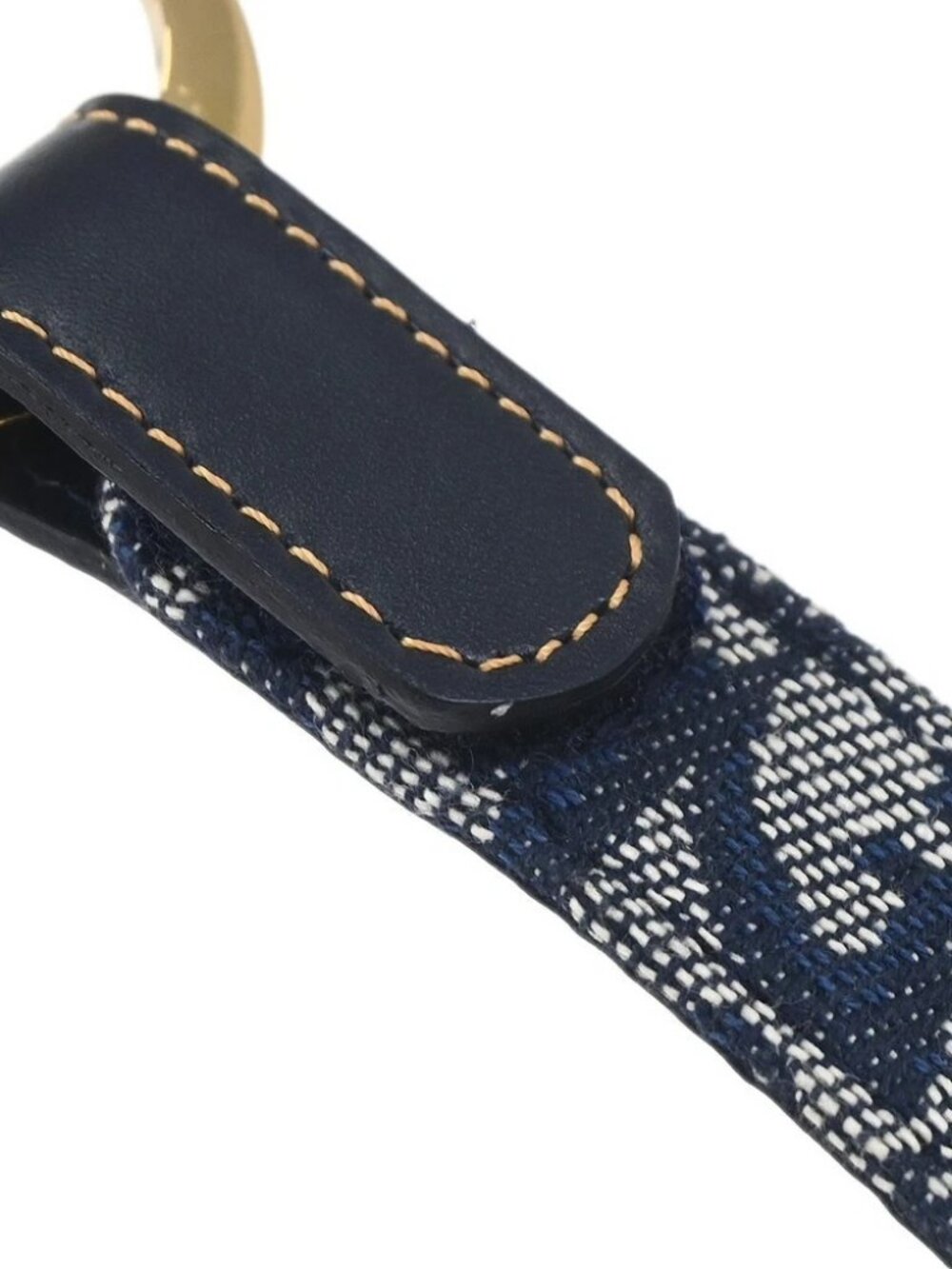 Christian Dior Trotter Belt Navy #85 - Picture 6 of 15